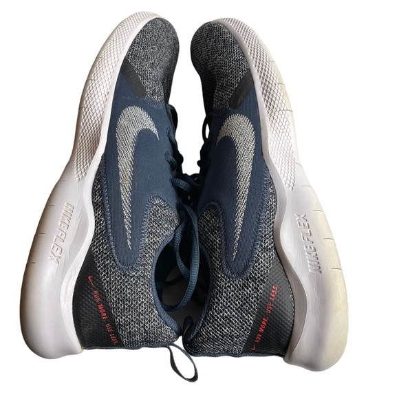 Nike Flex Running Lightweight Fly-knit Athletic Sneaker Shoe Size Mens 9.5 Blue - Picture 8 of 13